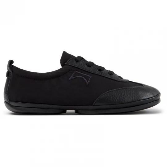 Foto van product CAMPER Right Nina - Ballerina’s voor Dames - Zwart, Cotton fabric / Smooth leather