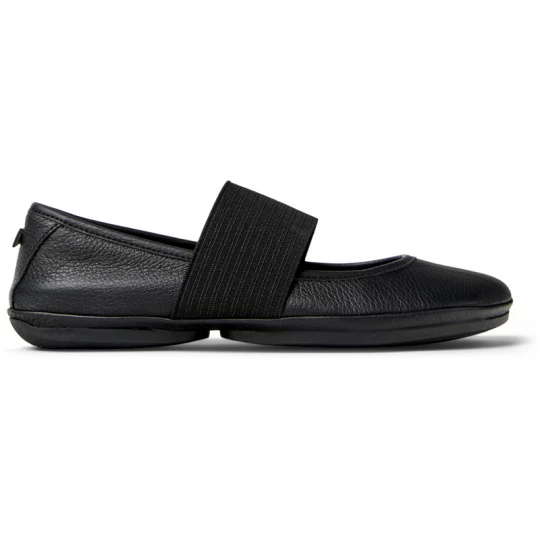 Foto van product CAMPER Right Nina - Ballerina’s voor Dames - Zwart, Smooth leather