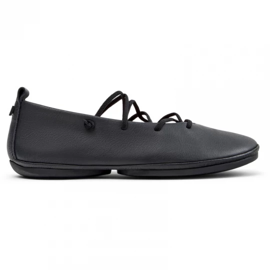 Foto van product CAMPER Right Nina - Ballerina’s voor Dames - Zwart, Smooth leather