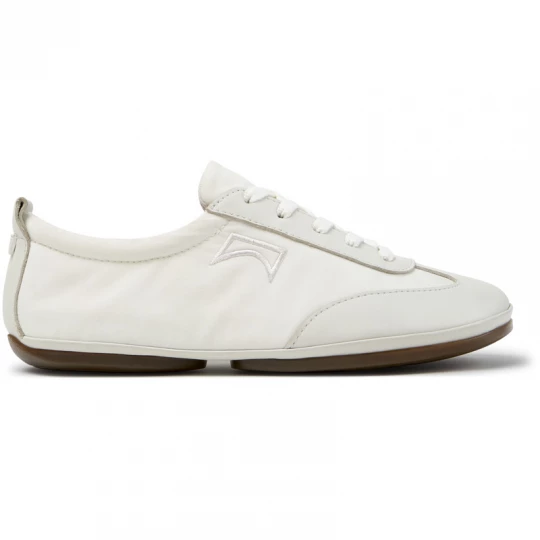 Foto van product CAMPER Right Nina - Vrijetijdsschoenen voor Dames - Wit, Cotton fabric / Smooth leather