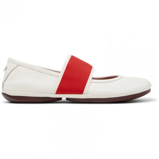 Foto van product CAMPER Right Nina - Vrijetijdsschoenen voor Dames - Wit, Smooth leather