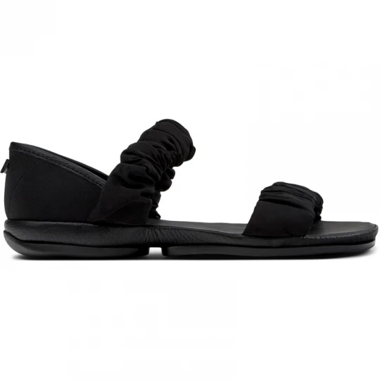 Foto van product CAMPER Right - Sandalen voor Dames - Zwart, Cotton fabric / Smooth leather