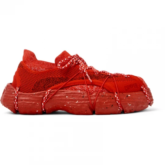Foto van product CAMPER Roku - Sneakers voor Dames - Rood, Zwart, Wit, Cotton fabric