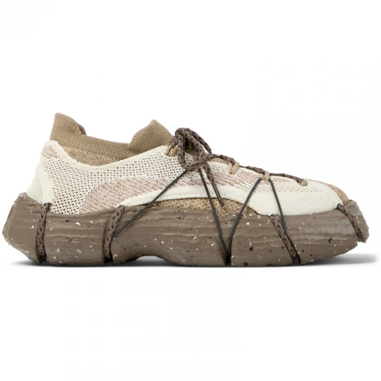 Foto van product CAMPER Roku - Sneakers voor Dames - Wit, Beige, Nude, Cotton fabric