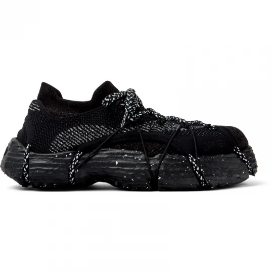 Foto van product CAMPER Roku - Sneakers voor Dames - Zwart, Grijs, Wit, Cotton fabric