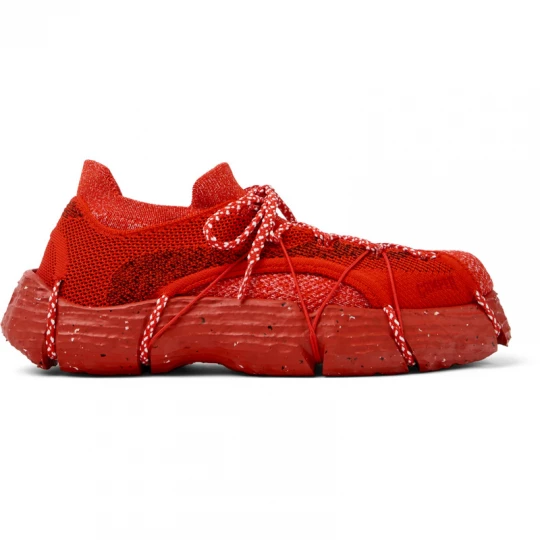 Foto van product CAMPER Roku - Sneakers voor Heren - Rood, Zwart, Wit, Cotton fabric