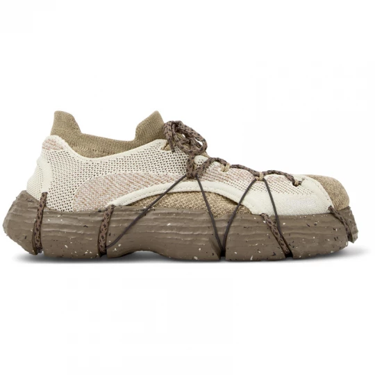 Foto van product CAMPER Roku - Sneakers voor Heren - Wit, Beige, Nude, Cotton fabric