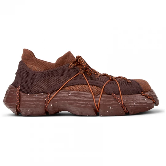 Foto van product CAMPER Roku - Vrijetijdsschoenen voor Dames - Kastanjebruin, Bruin, Oranje, Cotton fabric bordowy