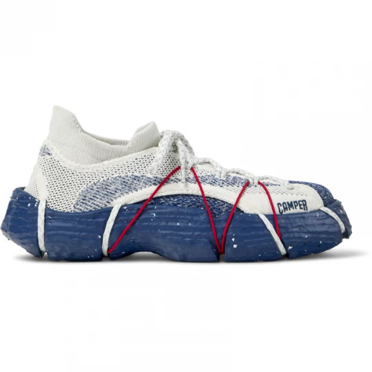 Foto van product CAMPER Roku - Vrijetijdsschoenen voor Dames - Wit, Blauw, Grijs, Cotton fabric