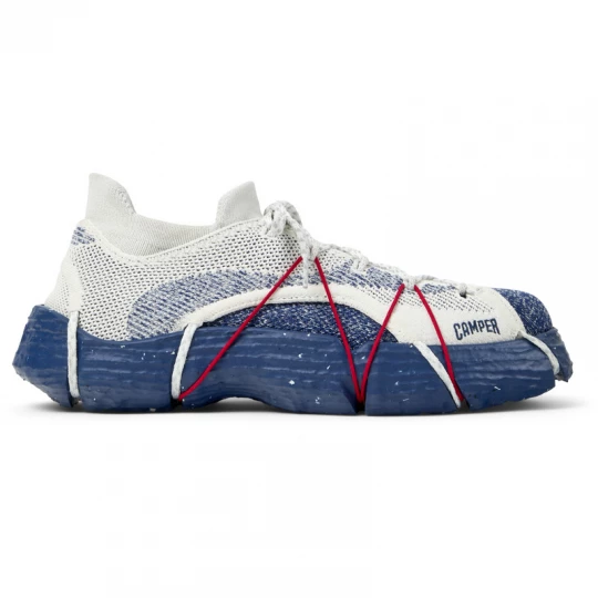 Foto van product CAMPER Roku - Vrijetijdsschoenen voor Heren - Wit, Blauw, Grijs, Cotton fabric