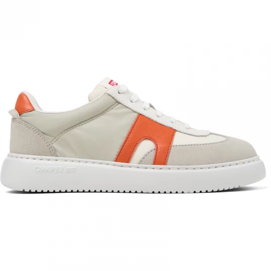 Foto van product CAMPER Runner K21 - Sneakers voor Dames - Wit, Grijs, Oranje, Cotton fabric