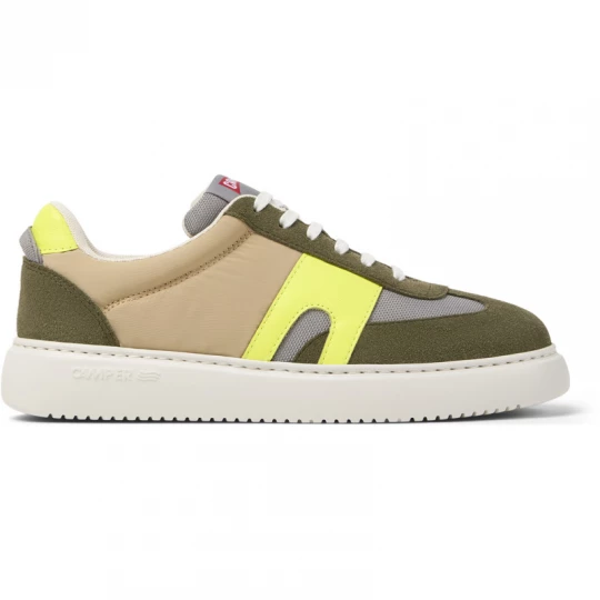 Foto van product CAMPER Runner K21 Sorona® - Sneakers voor Dames - Grijs, Groen, Geel, Cotton fabric