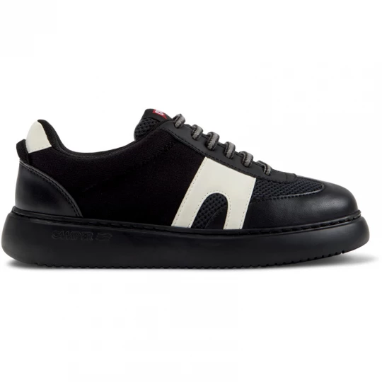 Foto van product CAMPER Runner K21 Sorona® - Sneakers voor Dames - Zwart, Grijs, Wit, Cotton fabric