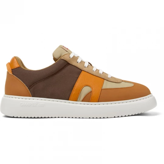 Foto van product CAMPER Runner K21 Sorona® - Sneakers voor Heren - Beige, Bruin, Oranje, Cotton fabric