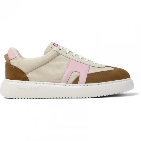 Foto van product CAMPER Runner K21 - Vrijetijdsschoenen voor Dames - Beige, Bruin, Roze, Cotton fabric