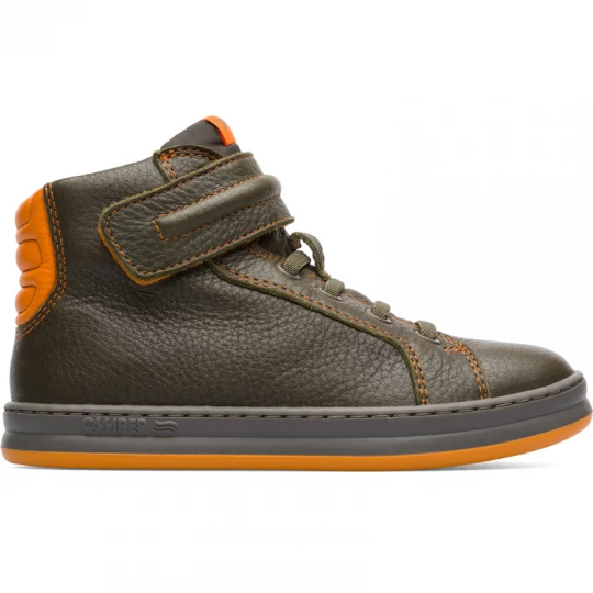 Foto van product CAMPER Runner - Laarzen voor Meisjes - Groen, Smooth leather / Cotton fabric