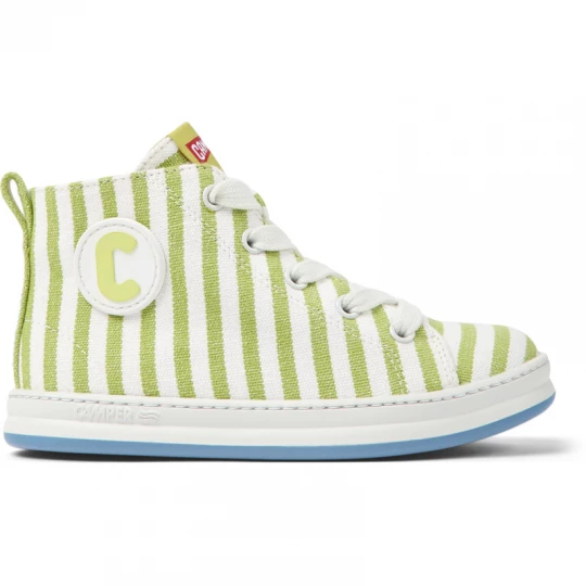 Foto van product CAMPER Runner - Laarzen voor Meisjes - Wit, Groen, Cotton fabric