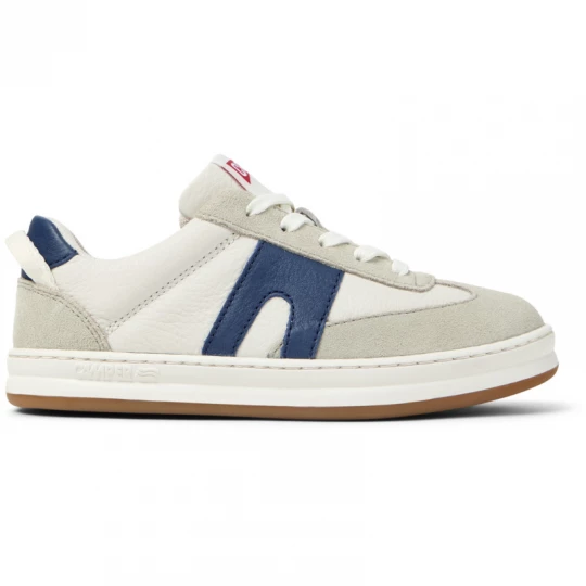 Foto van product CAMPER Runner - Sneakers voor Meisjes - Wit, Beige, Blauw, Smooth leather
