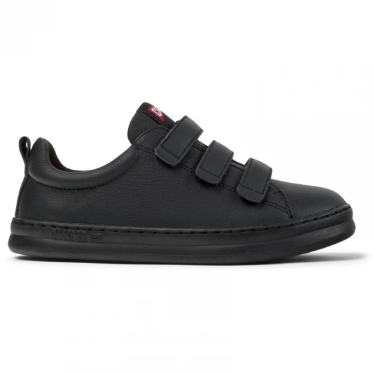 Foto van product CAMPER Runner - Sneakers voor Meisjes - Zwart, Smooth leather / Cotton fabric