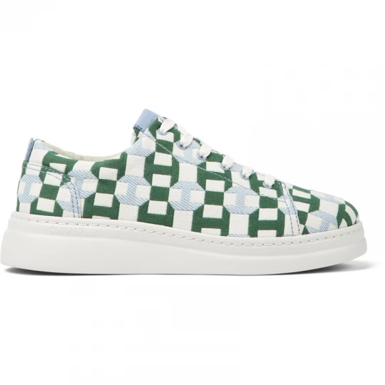 Foto van product CAMPER Runner Up - Sneakers voor Dames - Groen, Blauw, Wit, Cotton fabric