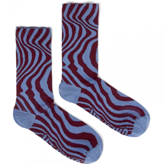 Foto van product CAMPER Seasonal Socks - Unisex Sokken - Geel, Groen, Cotton fabric bordowy