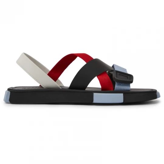 Foto van product CAMPER Set - Sandalen voor Heren - Rood, Wit, Zwart, Cotton fabric / Smooth leather