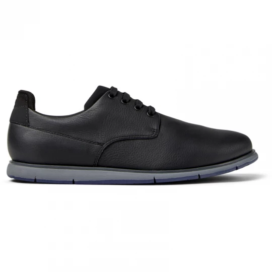 Foto van product CAMPER Smith - Nette schoenen voor Heren - Zwart, Smooth leather / Cotton fabric