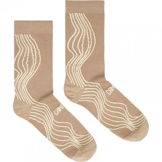 Foto van product CAMPER Socks - Unisex Sokken - Beige, Cotton fabric