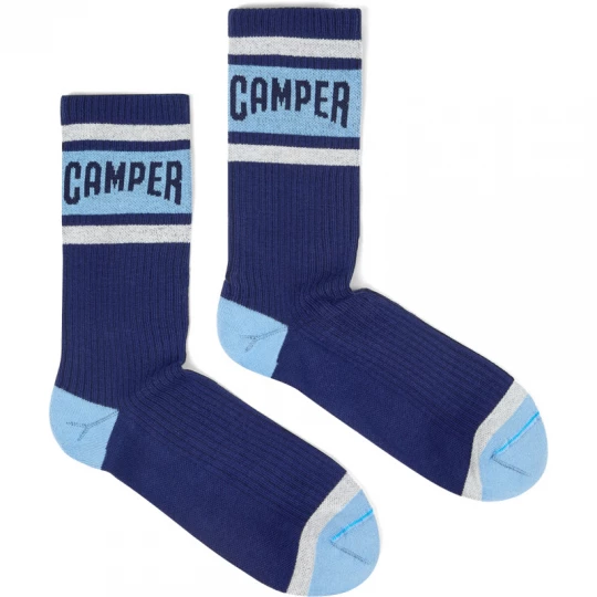 Foto van product CAMPER Socks - Unisex Sokken - Blauw, Wit, Cotton fabric