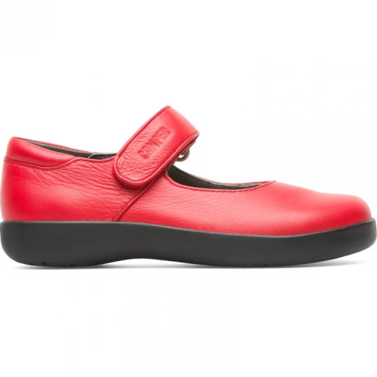Foto van product CAMPER Spiral Comet - Ballerina’s voor Meisjes - Rood, Smooth leather