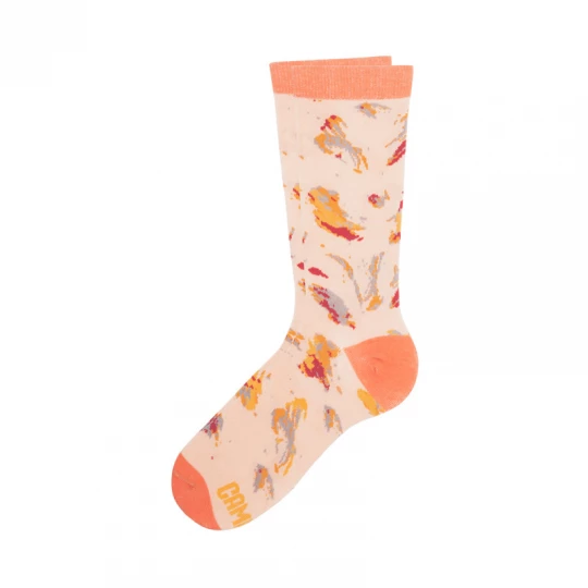 Foto van product CAMPER Summer Lounge Sox - Unisex Sokken - Geel, Grijs, Rood, Cotton fabric