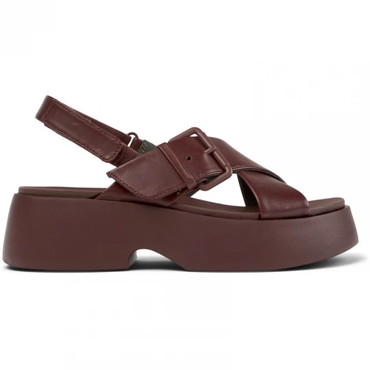 Foto van product CAMPER Tasha - Nette schoenen voor Dames - Kastanjebruin, Smooth leather