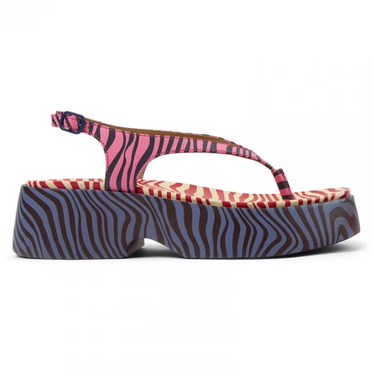 Foto van product CAMPER Tasha - Nette schoenen voor Dames - Roze, Blauw, Smooth leather