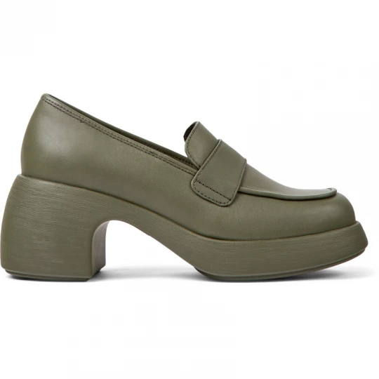 Foto van product CAMPER Thelma - Nette schoenen voor Dames - Groen, Smooth leather
