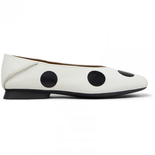 Foto van product CAMPER Twins - Ballerina’s voor Dames - Wit, Smooth leather