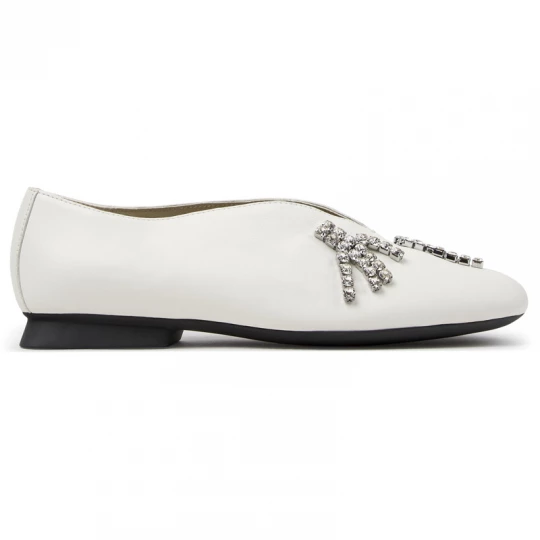 Foto van product CAMPER Twins - Ballerina’s voor Dames - Wit, Smooth leather