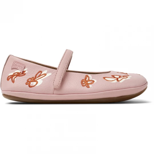 Foto van product CAMPER Twins - Ballerina’s voor Meisjes - Roze, Smooth leather