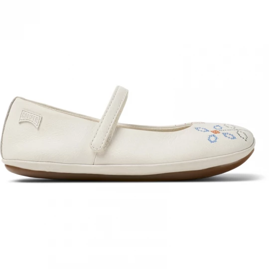 Foto van product CAMPER Twins - Ballerina’s voor Meisjes - Wit, Smooth leather