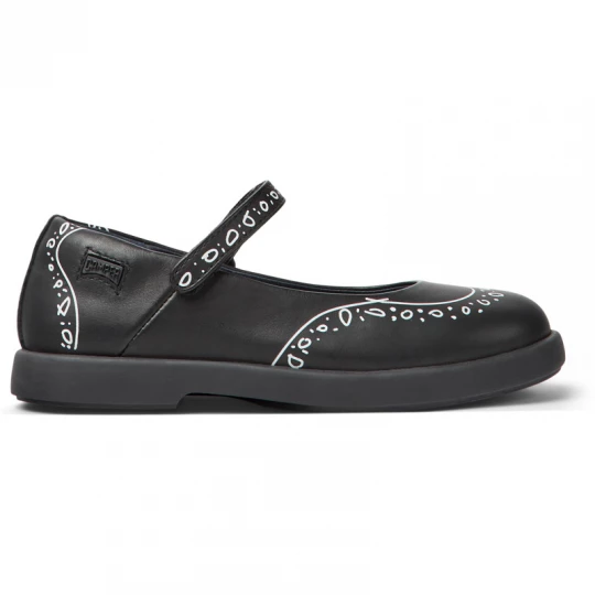 Foto van product CAMPER Twins - Ballerina’s voor Meisjes - Zwart, Smooth leather