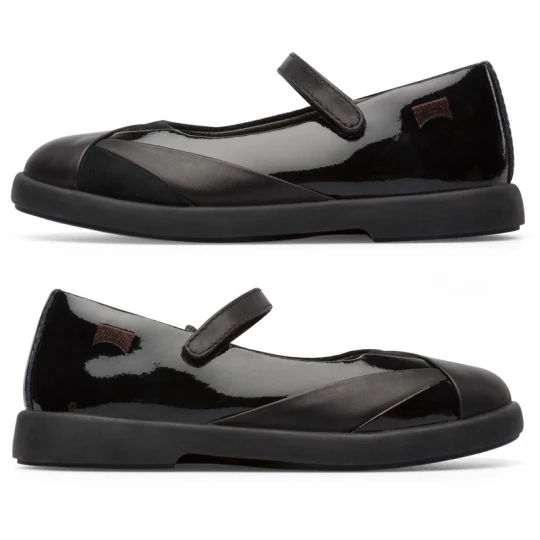 Foto van product CAMPER Twins - Ballerina’s voor - Zwart, Smooth leather