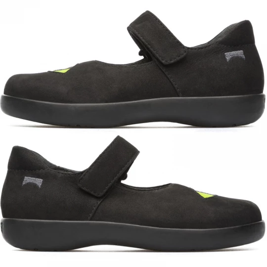 Foto van product CAMPER Twins - Ballerina’s voor - Zwart, Suede