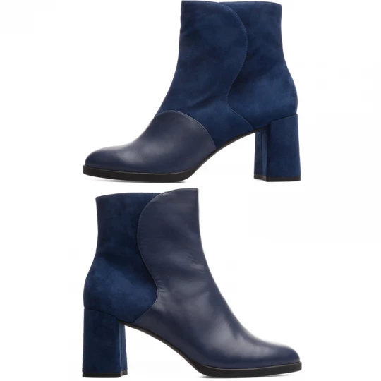 Foto van product CAMPER Twins - Enkellaarzen voor Dames - Blauw, Smooth leather