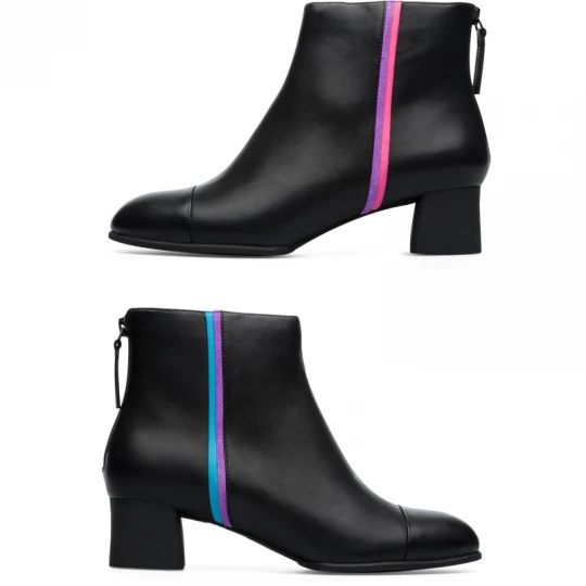 Foto van product CAMPER Twins - Enkellaarzen voor Dames - Zwart, Smooth leather