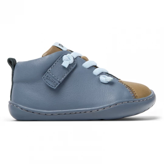 Foto van product CAMPER Twins - Klittenband voor Firstwalkers - Groen, Grijs, Bruin, Smooth leather