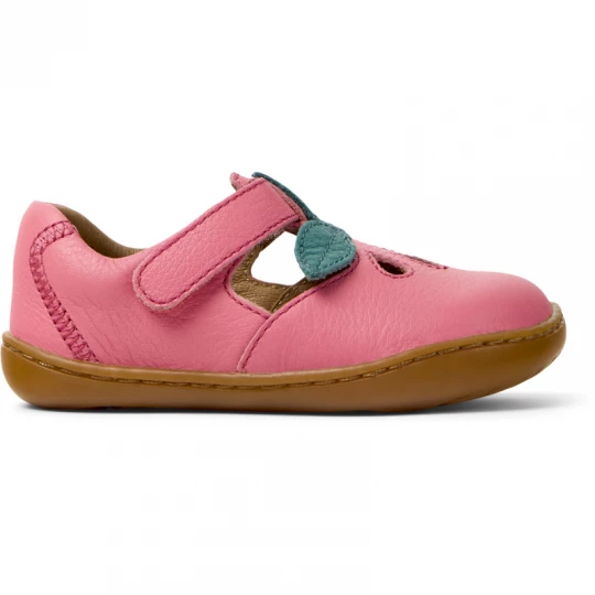 Foto van product CAMPER Twins - Klittenband voor Firstwalkers - Roze, Smooth leather