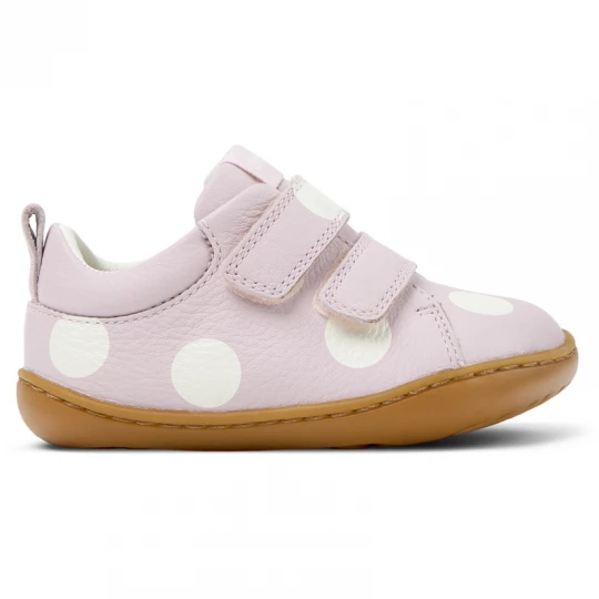Foto van product CAMPER Twins - Klittenband voor Firstwalkers - Roze, Wit, Smooth leather