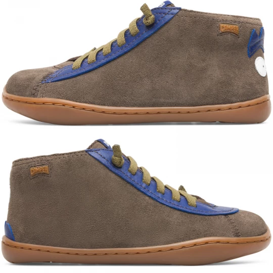 Foto van product CAMPER Twins - Laarzen voor - Bruin grijs, Suede