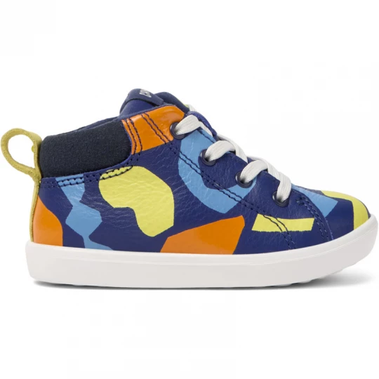 Foto van product CAMPER Twins - Laarzen voor Firstwalkers - Blauw, Geel, Oranje, Smooth leather