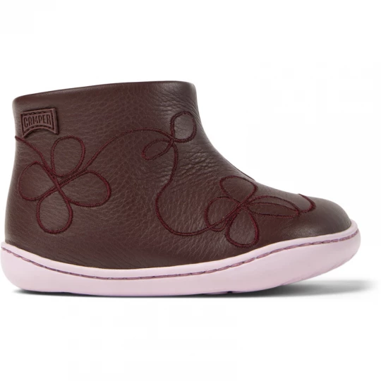 Foto van product CAMPER Twins - Laarzen voor Firstwalkers - Kastanjebruin, Smooth leather