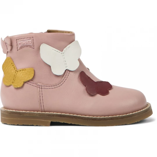 Foto van product CAMPER Twins - Laarzen voor Firstwalkers - Roze, Smooth leather